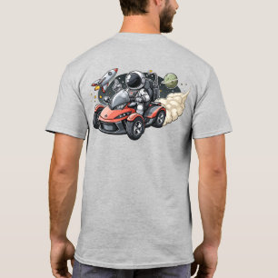 T-shirt Chapitre de Space Coast - Astronaute sur Spyder