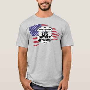 T-shirt Chapitre de Space Coast - Drapeau en lambeaux