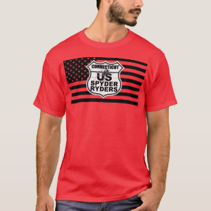 T-shirt Chapitre du Connecticut - Black Flag & Logo