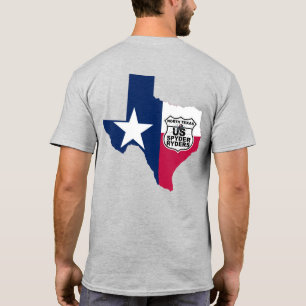 T-shirt Chapitre du nord du Texas - État du Texas RWB 2S