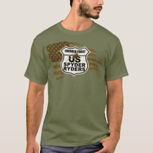 T-shirt Chapitre Emerald Coast - Drapeau en lambeaux sépia