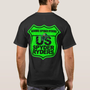 T-shirt Chapitre Ozarks Spyder Ryders - Logo 2 faces Vert