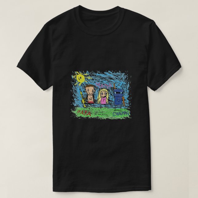 T-shirt Chappie Famille essentielle (Design devant)