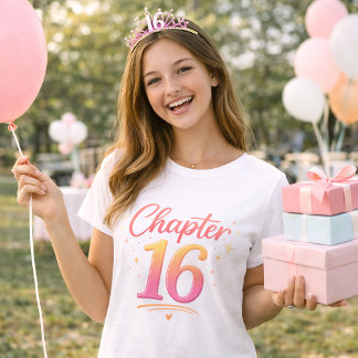 T-shirt Chapter 16 Sweet Sixteen Birthday Celebration