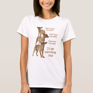 T-shirt Chaque Bite que tu prends, Chihuahua affamé