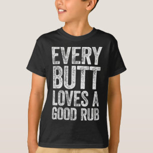 T-shirt Chaque Butt Aime Une Bonne Chemise Fumeuse Bbq Rub