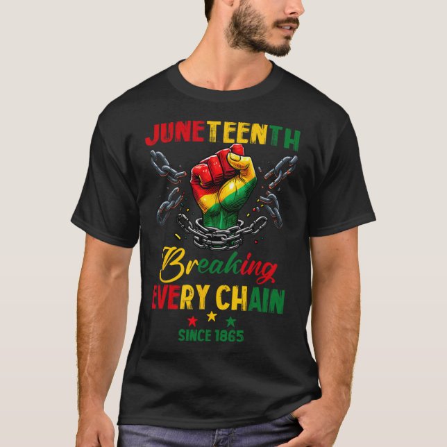 T-shirt Chaque Chaîne Depuis 1865 Femmes Hommes JunetDix F (Devant)