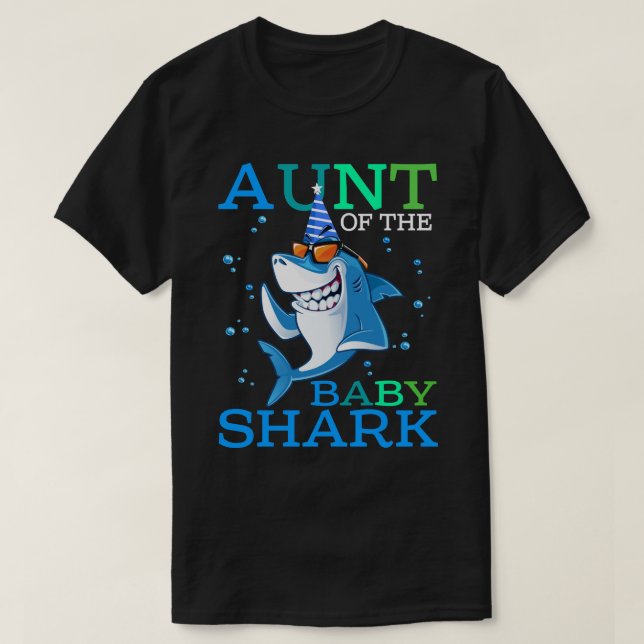 T-shirt CHAQUE Du Bébé Requin Anniversaire Frère Requin Ch (Design devant)