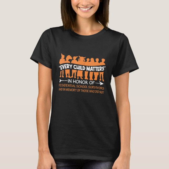 T-shirt Chaque enfant compte les peuples autochtones Orang (Devant)