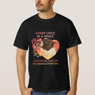 T-shirt Chaque Fois Dans L'Atmosphère Pendant Que Le Chien