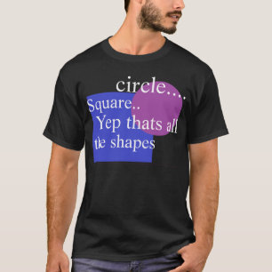 T-shirt chaque forme