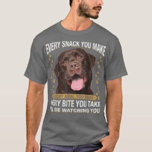 T-shirt Chaque friandise que vous faites Maman de chien dr
