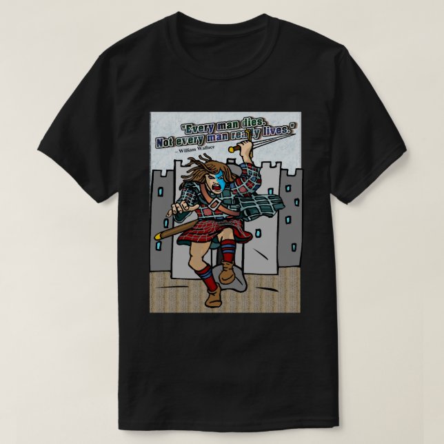 T-shirt Chaque Homme Mort. Pas que tous les hommes Vraimen (Design devant)