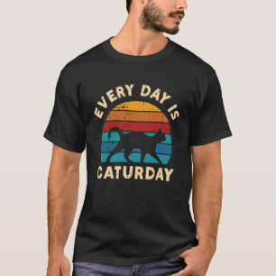 T-shirt Chaque Jour, Cute Kitten Et Cat