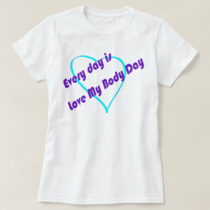 T-shirt Chaque jour est Love My Body Day Plus Size Débarde