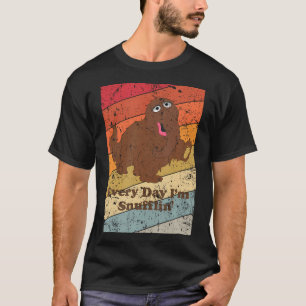 T-shirt Chaque Jour, Je Snufflin Retro Color Design