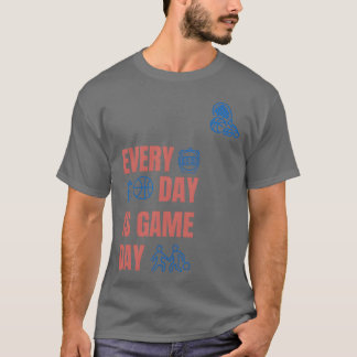 T-shirt Chaque jour Jour de jeu vintage