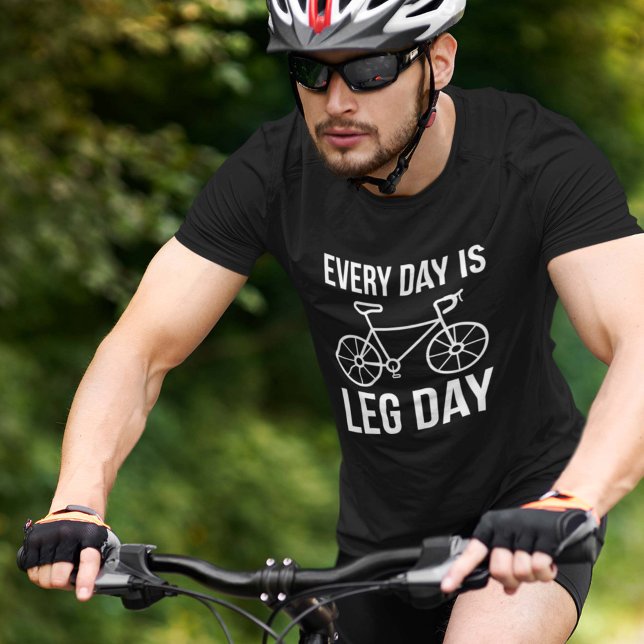 T-shirt Chaque Jour, Jour De La Jambe (Créateur téléchargé)