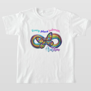 T-shirt Chaque pièce brille – Tee-shirt Papillon de l'auti