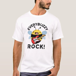 T-shirt Chaque Rock Buzzy Funny Musique Bee Pun