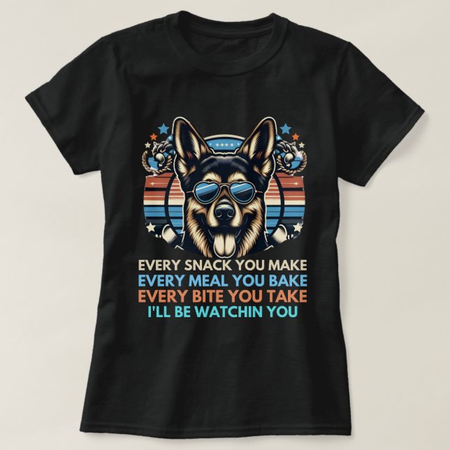 T-shirt Chaque Snack Que Vous Faites Amoureux de les chien (Design devant)