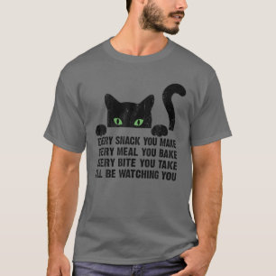 T-shirt Chaque Snack Que Vous Faites Chat Drôle Maman Cha