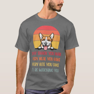 T-shirt Chaque Snack Que Vous Faites Chemise Chien Corgi, 