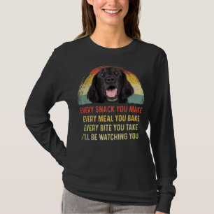 T-shirt Chaque Snack Que Vous Faites Plat Retriever Chien