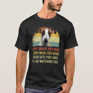 T-shirt Chaque Snack Que Vous Faites Whippet Chien Maman C