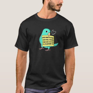 T-shirt Chaque Snack Repas ou Bite I Parrotlet Turquoise