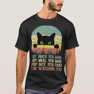 T-shirt Chaque Snack Vous Faites Chat Drôle Chat Maman