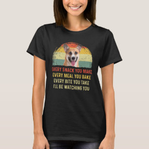 T-shirt Chaque Snack Vous Faites Pembroke Welsh Corgi Chie