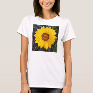 T-shirt Char à fleurs de paix