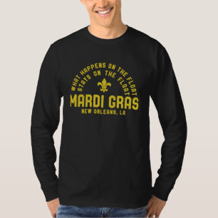 T-shirt Char de Mardi Gras Fête Vintage La Nouvelle-Orléan