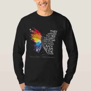 T-shirt Charcot Marie Tooth Elle murmura en arrière je sui