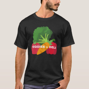 T-shirt Charcuterie Végétarienne Végétarienne végane Graph