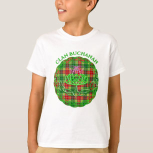 T-shirt Chardon celtique de Tartan écossais de Buchanan