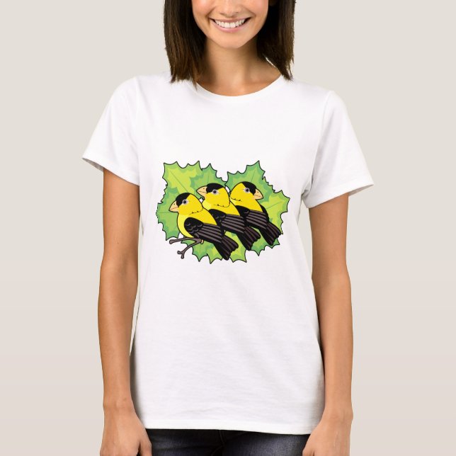 T-shirt chardonnerets (Devant)