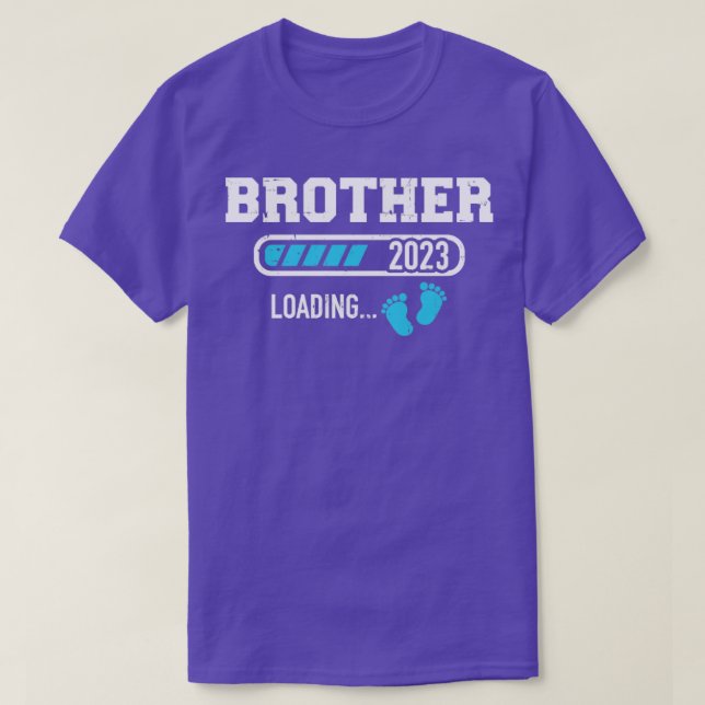 T-shirt Chargement Brother 2023 pour nouveau frère (Design devant)