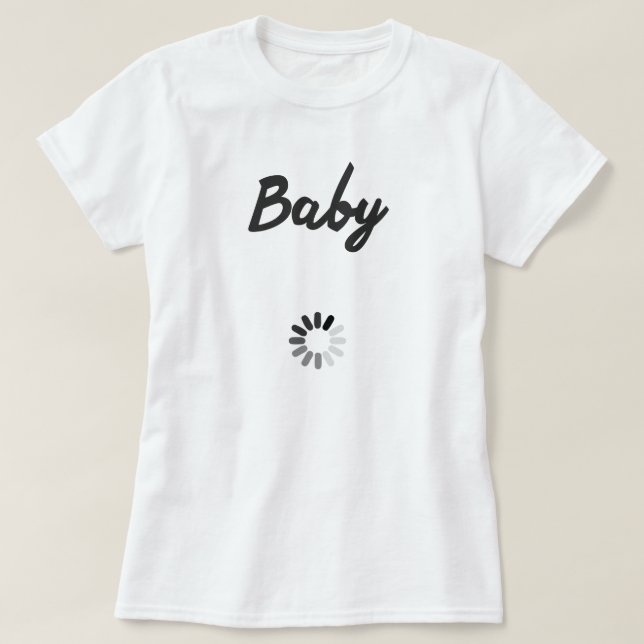 T-SHIRT CHARGEMENT DE BÉBÉ (Design devant)