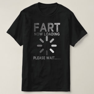 T-shirt chargement de factice veuillez patienter