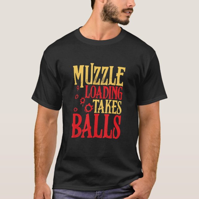 T-shirt Chargement de la muselière prend des boules Arme F (Devant)