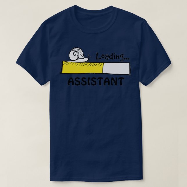 T-shirt Chargement de l'assistant (Design devant)