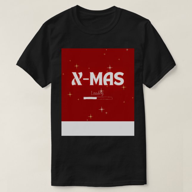 T-shirt Chargement de Noël (Design devant)