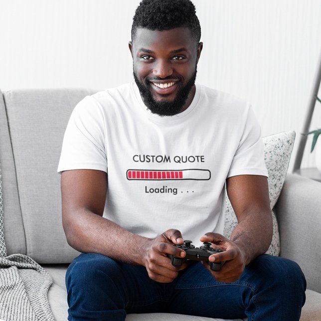 T-shirt Chargement du devis personnalisé de la barre | T-s (Créateur téléchargé)