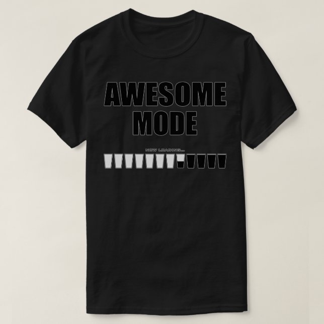T-shirt Chargement du mode génial (Design devant)