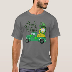 T-shirt Charges de Camion Camion Gnome St Patrick's Day Sh