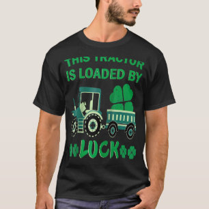 T-shirt Charges de camions Shamrocks de tracteur St Patric