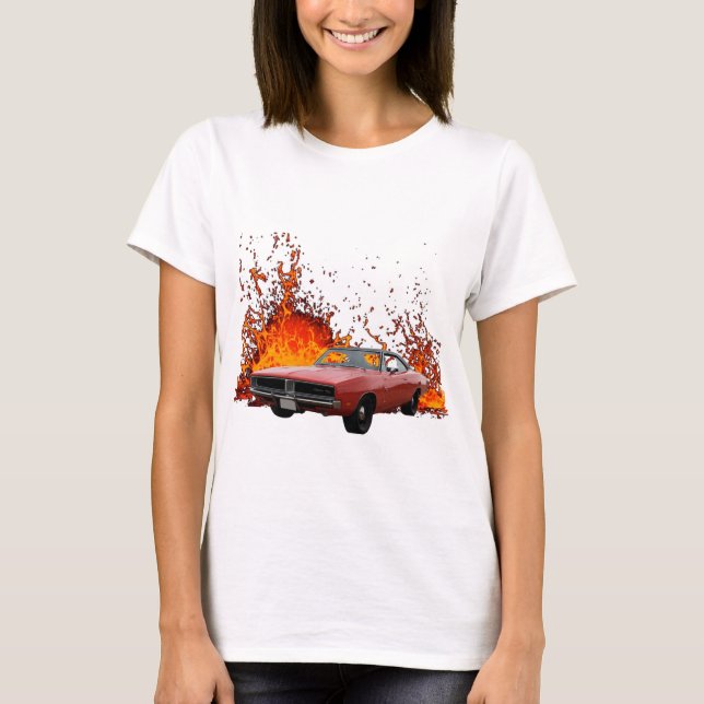 T-shirt Chargeur de Dodge RT 1969 (Devant)