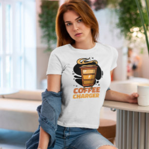 T-shirt Chargeur d'énergie pour la coupe de café